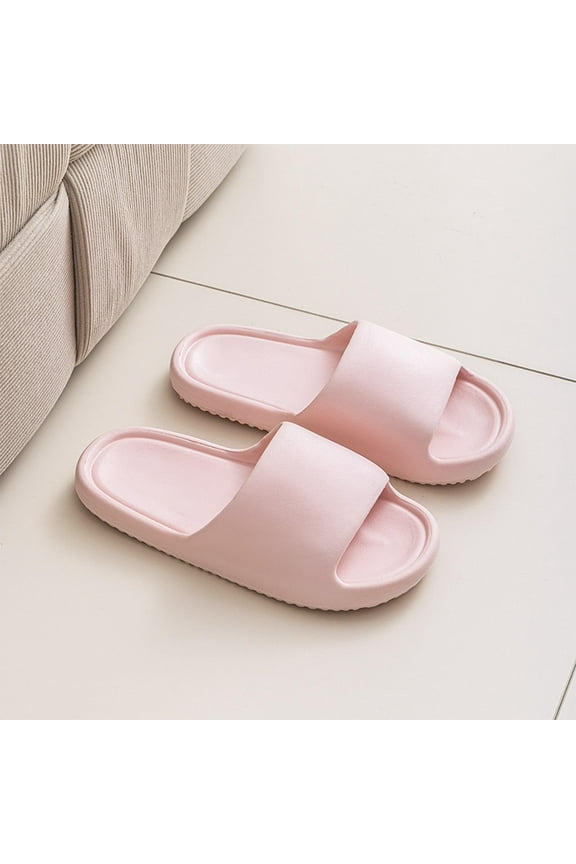 Cloud Slippers for Women and Men, House Slippers Shower Shoes Indoor Slides Bathroom Sandals, Ultimate Comfort, Lightweight, Thick Sole, Non-Slip, Easy to Clean
