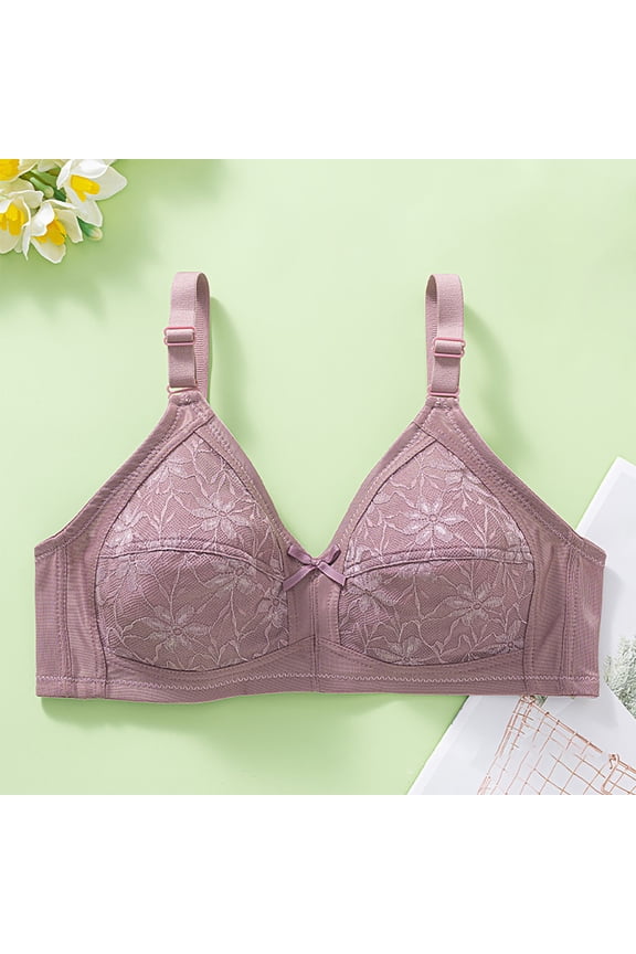 Essentials T-Shirt Bras for Women, Seamless Comfortable Underwire