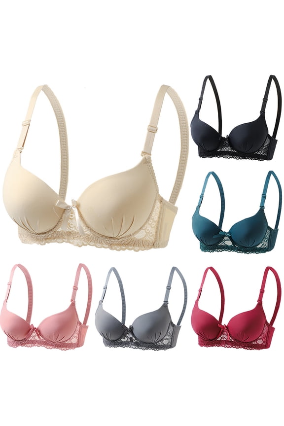 Everyday Bra for Women T-Shirt Push Up Underwear with Support Anti-Sag Causal Comfortable Tshirt Bras