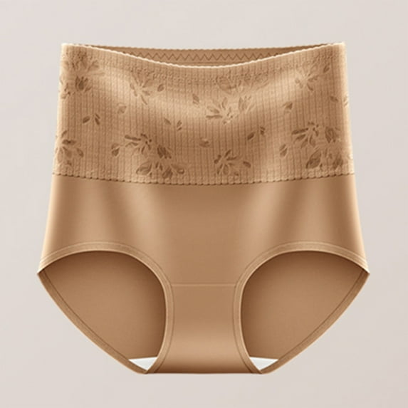 Censtreet High Waisted Underwear for Womens Cotton Tagless Soft Ladies Panties Full Coverage Tummy Control Briefs