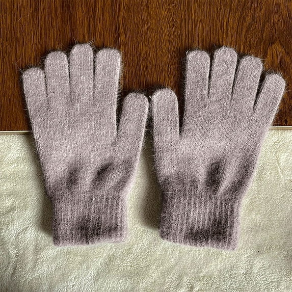 Censtreet Kids Gloves Winter Toddler Gloves Full Fingers Knit Gloves Children Stretchy Warm Gloves Bulk for Boys Girls