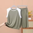 thumbnail image 1 of Censtreet Men's Sleep Sets,Modal Pajamas Set Ultra Soft Sleepwear Short Sleeve Top & Bottom PJS Lounge Set 2 pieces, 1 of 3