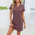 thumbnail image 1 of Censtreet Nightgowns for Women Short Sleeve Sleepshirt Summer Nightshirt Soft Pajamas Dress Casual Sleepwear, 1 of 9