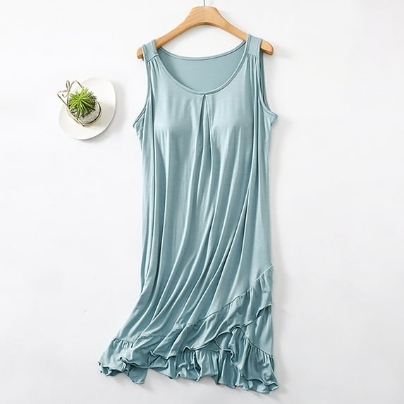 Censtreet Nightgowns for Women Sleapwear Short Sleeve Night Shirts Soft Sleep Dress Classic NightDress