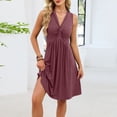 thumbnail image 1 of Censtreet Nightgowns for Women Sleeveless Nightdress Elegant Night Gowns Short Sleepshirt Soft Sleepwear Pajama Dress, 1 of 8