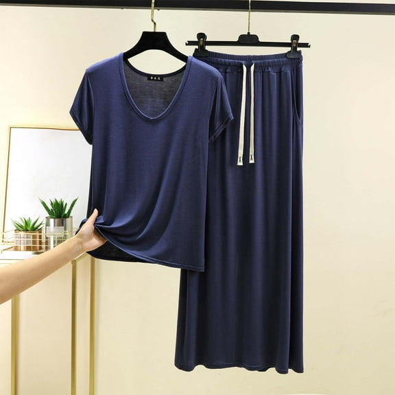 Censtreet Pajamas Set Women’s Long Sleeve Sleepwear Soft Modal Classic Loungewear Pj Set