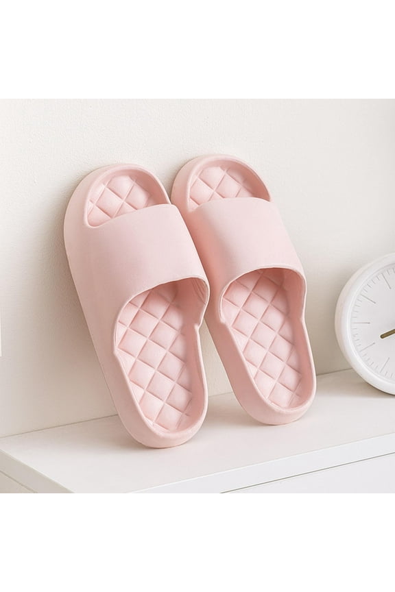 Pillow Slippers for Women and Men Non Slip Quick Drying Shower Slides Bathroom Sandals | Ultra Cushion