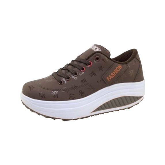 Censtreet Flat Sneakers for Women Air Cushion | Walking Shoes Women Comfortable All Day | Thick Rocker Bottom