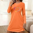 thumbnail image 1 of Censtreet Plus Size Nightgowns for Women Oversized Sleep Shirt Long Sleeve Nightshirt T-Shirt Dress Sleepwear, 1 of 6