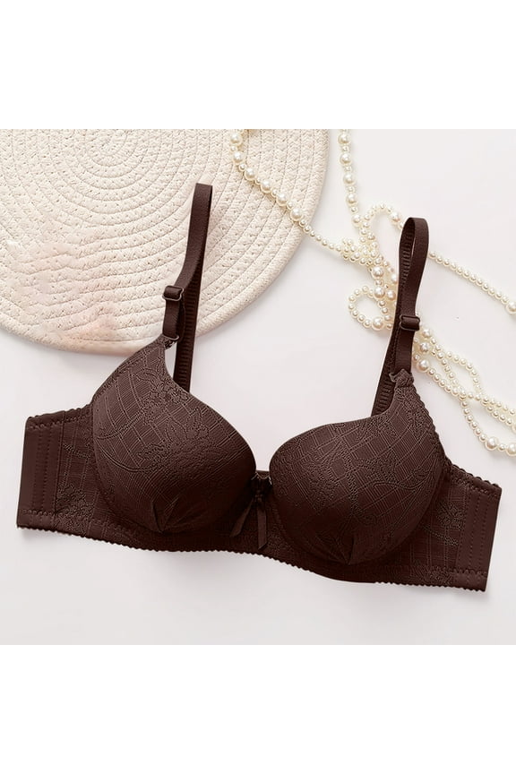 Push Up Low Back Bra, Seamless Support Bras for Women,Solid Color Sexy Bra, Comfort Foam Lightly Lined Underwear