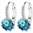 thumbnail image 1 of Censtreet Sterling Silver Cubic Zirconia Christmas Earrings Bridal Earrings for Women, 1 of 2