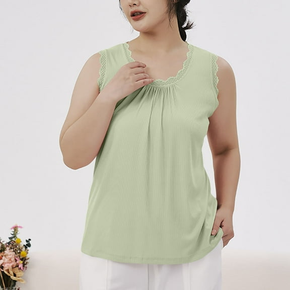 Censtreet Tank Tops for Women Modal Round Neck Basic Trendy Sleeveless T Shirts Woman