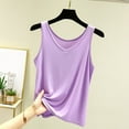 thumbnail image 1 of Censtreet Tank Tops for Women Modal V Neck Basic Trendy Sleeveless T Shirts Woman, 1 of 3