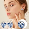 thumbnail image 1 of Censtreet Vintage Sweet Bow Earrings - Geometric Heart-Shaped Dangle Earrings for Women - Stylish Women's Jewelry, 1 of 8