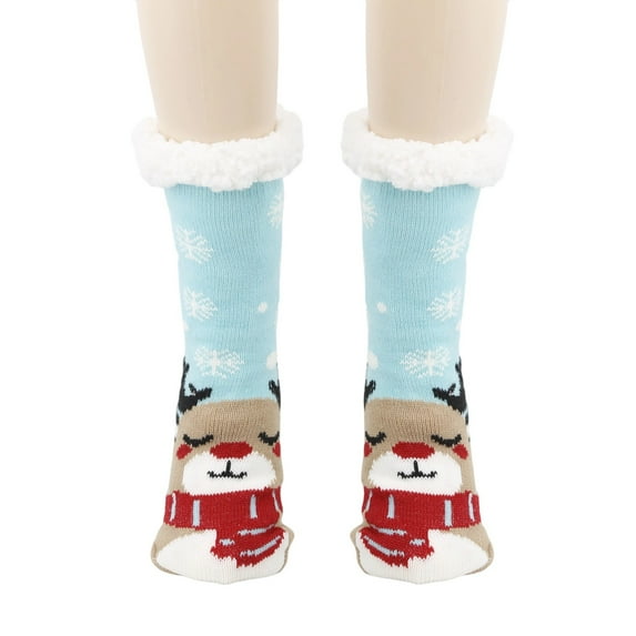 Censtreet Winter Socks for Women, Long Thermal Boot Socks, Thick Fleece-Lined Warm Casual Socks