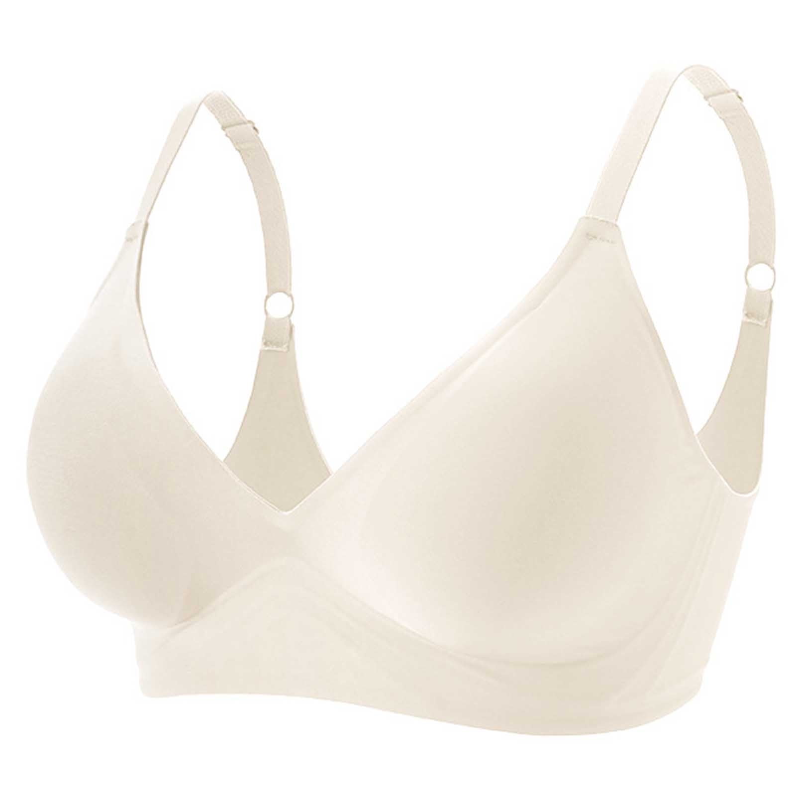 VRVOICE Wireless Bras For Women - Seamless Full Coverage, U-Back, No Underwire, With Removable Pads (Scalloped Edge)