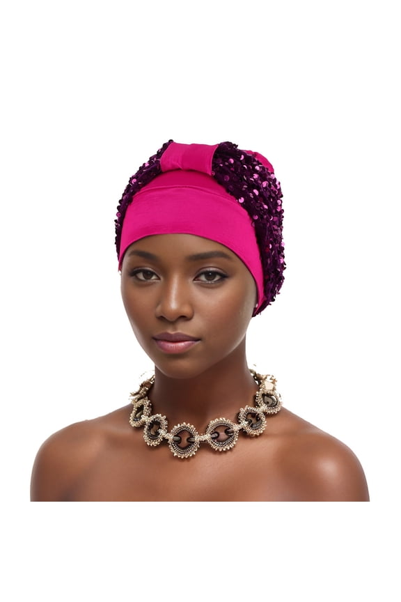 Women Big Flower Turban Hat Head wrap Headwear Cancer Chemo Beanie Cap Hair Loss Cover