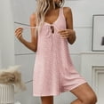 thumbnail image 1 of Censtreet Women Summer V-Neck Shorts Jumpsuit One Piece Bodysuit Pajama Sleeveless Bodycon Rompers Overall, 1 of 8