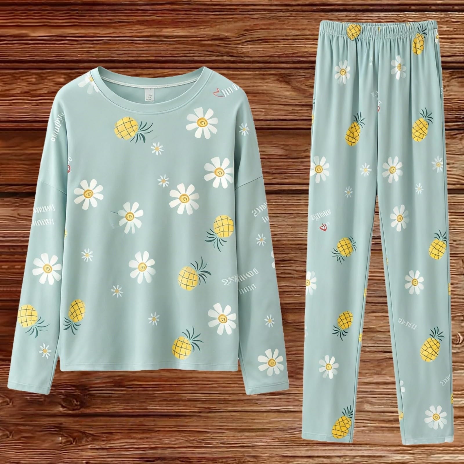 Prints Pants Sets Women 2026.Censtreet Women's 2 Piece Outfits Pajamas Set Lounge Printed Sets 2026 ...