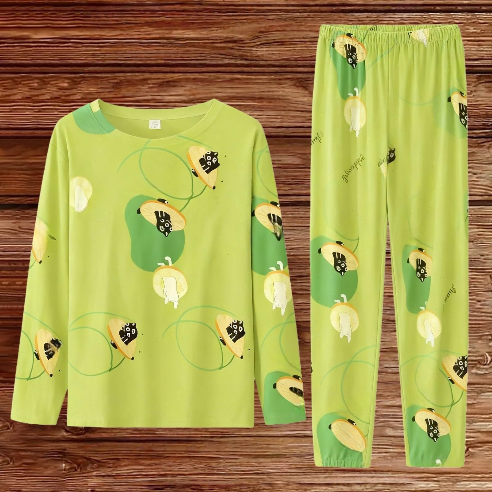 Prints Pants Sets Women 2026.Censtreet Women's 2 Piece Outfits Pajamas Set Lounge Printed Sets 2026 ...