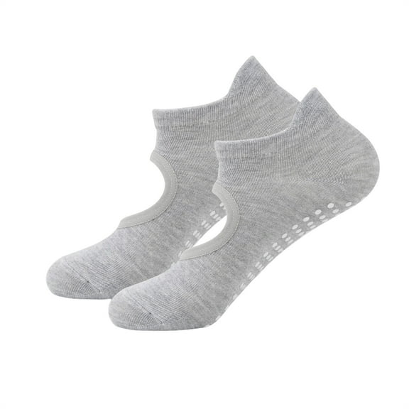 Censtreet Women's Ankle Socks, Basic No-Show Socks with Non-Slip Grippers, Breathable Everyday Casual Socks