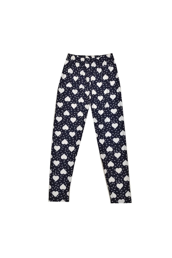 Women's Capri Pajama Pants Lounge Causal Bottoms Fun Print Sleep Pants