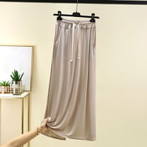 Censtreet Women's Casual Mid Long Skirts Stretchy Ultra-Soft Flowy Maxi Formal Skirts High Waist Lounge Skirts for Women