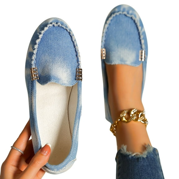 Censtreet Women's Flat Ballet Shoes Knit Flat Shoes for Women Round Toe Slip on Women Flats for Dressy Casual Office Work Wedding Comfort Soft