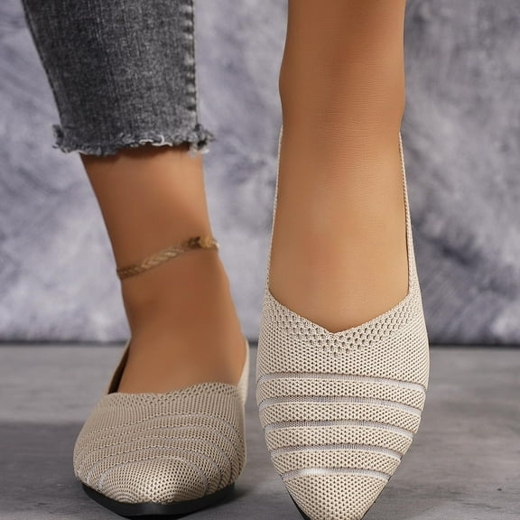 Censtreet Women's Flats Shoes Pointed Toe Ballet Comfortable Dressy Mary Jane Flat Walking Flats Dress Shoes for Women