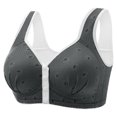 thumbnail image 1 of Censtreet Women's Front Closure Bras Posture Full Coverage Plus Size Underwire Unlined Bra, 1 of 8