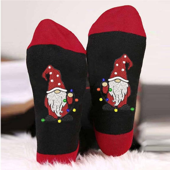 Censtreet Women's Fuzzy Slipper Socks with Non-Slip Grippers, Cozy 100% Cotton,Cute Christmas Gifts,Multiple choices for families