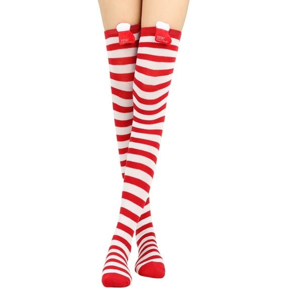 Censtreet Women’s Knee High Socks Long Athletic Thin Thigh High Stocking Outdoor Sport Casual Tube Socks