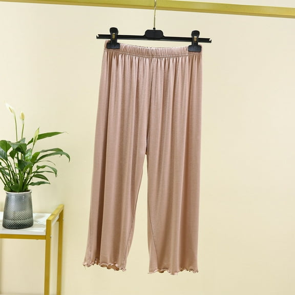 Censtreet Women's Long Sleep Pants Summer Modal Lightweight Lounge Pants Casual Home Wear Bottoms Pajama Pants