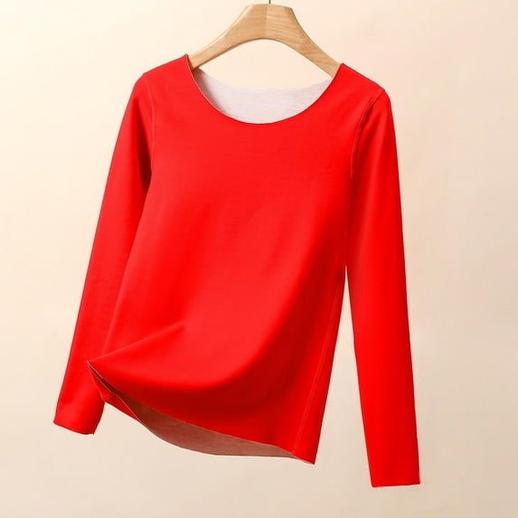 Censtreet Women's Long Sleeve Thermal Underwear Baselayer Shirt Women Clothing Premium Comfort Winter Tops