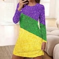 thumbnail image 1 of Censtreet Women's Nightgown Long Sleeve Sleepshirt Loungewear Casual Lounge Dress House Dresses, 1 of 6