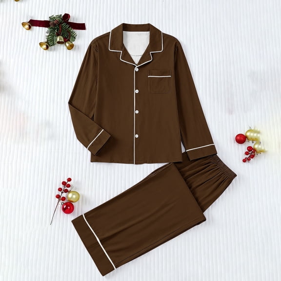 Censtreet Women's Pajama Sets Long Sleeve Button Down Sleepwear Nightwear Soft Pjs Lounge Sets