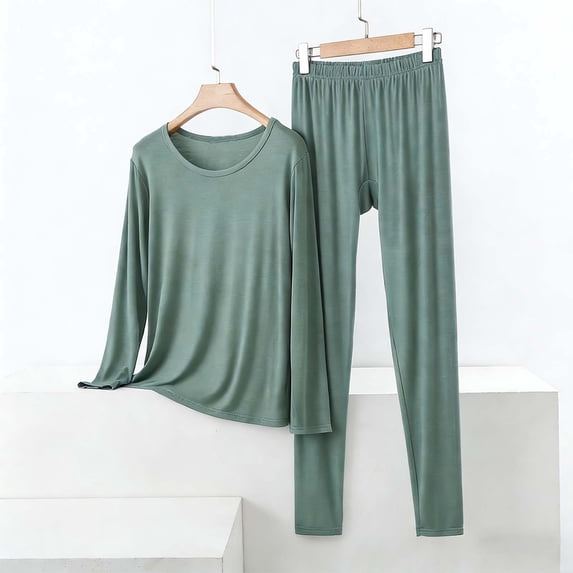 Censtreet Women’s Pajamas Set Long Sleeve Sleepwear with Long Pants Soft Modal Loungewear Pj Set