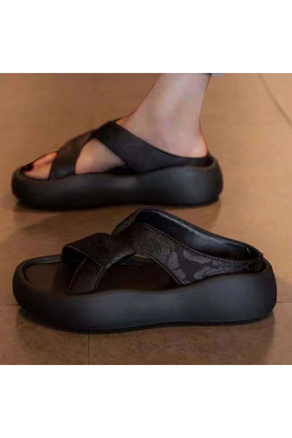 Women’s Platform Trendy Dressy Womans Summer Wedge Sandals with Comfortable Flatform Arch Support Walking Outdoor