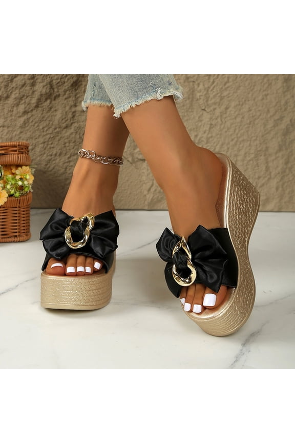 Women’s Platform Trendy Dressy Womans Summer Wedge Sandals with Comfortable Flatform Arch Support Walking Outdoor