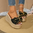thumbnail image 1 of Censtreet Women’s Platform Trendy Dressy Womans Summer Wedge Sandals with Comfortable Flatform Arch Support Walking Outdoor, 1 of 9