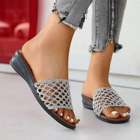 Censtreet Women’s Platform Trendy Dressy Womans Summer Wedge Sandals with Comfortable Flatform Arch Support Walking Outdoor