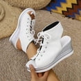 thumbnail image 1 of Censtreet Women’s Platform Trendy Dressy Womans Summer Wedge Sandals with Comfortable Flatform Arch Support Walking Outdoor, 1 of 5