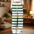 thumbnail image 1 of Censtreet Women's Soft Flannel Fall Winter Pajama Pants Elastic Sleepwear Pocket Lounge Comfy Pajama Pants Plaid Heart Star Stripe, 1 of 5