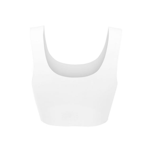 Censtreet Women's Sports Bra,Seamless Wire-Free Ice Silk Push-Up Bra,Running Vest Yoga Bra,Solid Color Daily Underwear