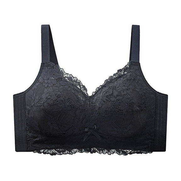 Censtreet Women's T-shirt Bra,Solid Color Backless Underwear,Full-coverage Bras with Support,Lightly Lined Comfort Bra,Soft Touch Support Bra