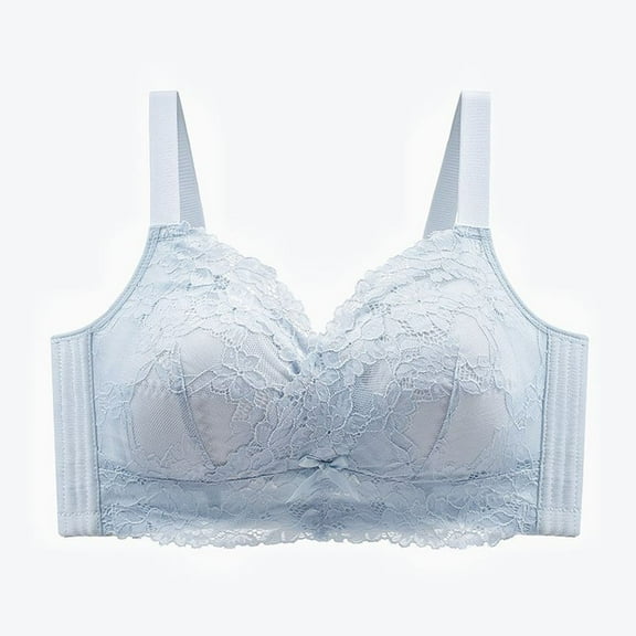 Censtreet Women's T-shirt Bra,Solid Color Backless Underwear,Full-coverage Bras with Support,Lightly Lined Comfort Bra,Soft Touch Support Bra