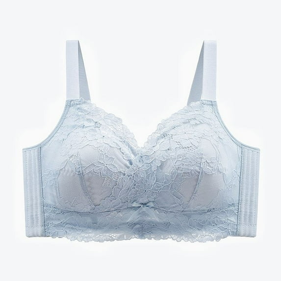 Censtreet Women's T-shirt Bra,Solid Color Backless Underwear,Full-coverage Bras with Support,Lightly Lined Comfort Bra,Soft Touch Support Bra