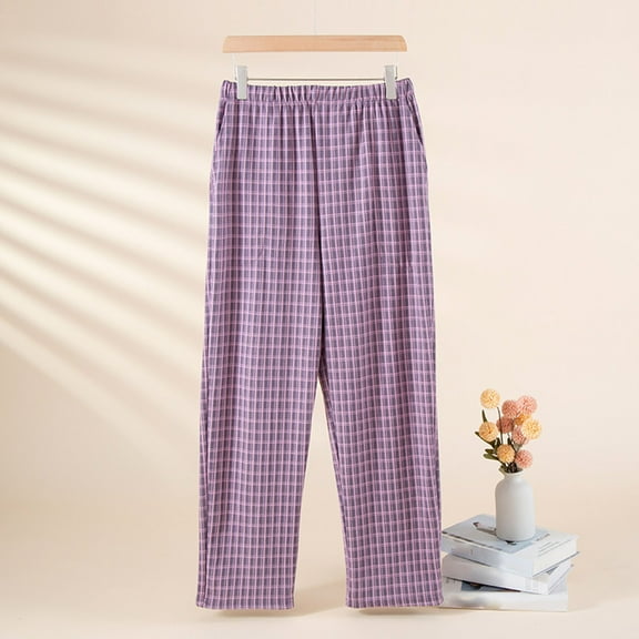 Censtreet Women's Warm Plush Pajama Pants Soft Fluffy Pajama Sleep Pants Comfy Fuzzy Pj Bottoms