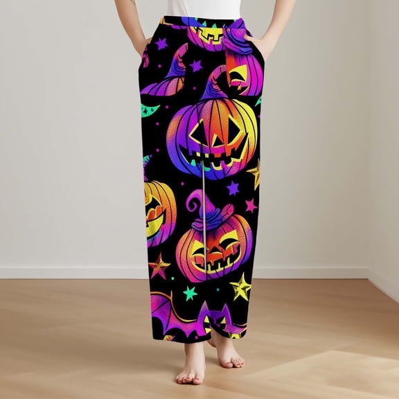 Censtreet Womens Christmas Flannel Pajama Pants Fuzzy Fleece Cozy Warm Lounge Pants Winter Printed Wide Leg Pj Bottoms S-3XL