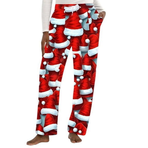 Censtreet Womens Christmas Pajama Pants Loungewear for Women Fall Winter Pajama Bottoms Soft Lounge Pj Pants Sleepwear